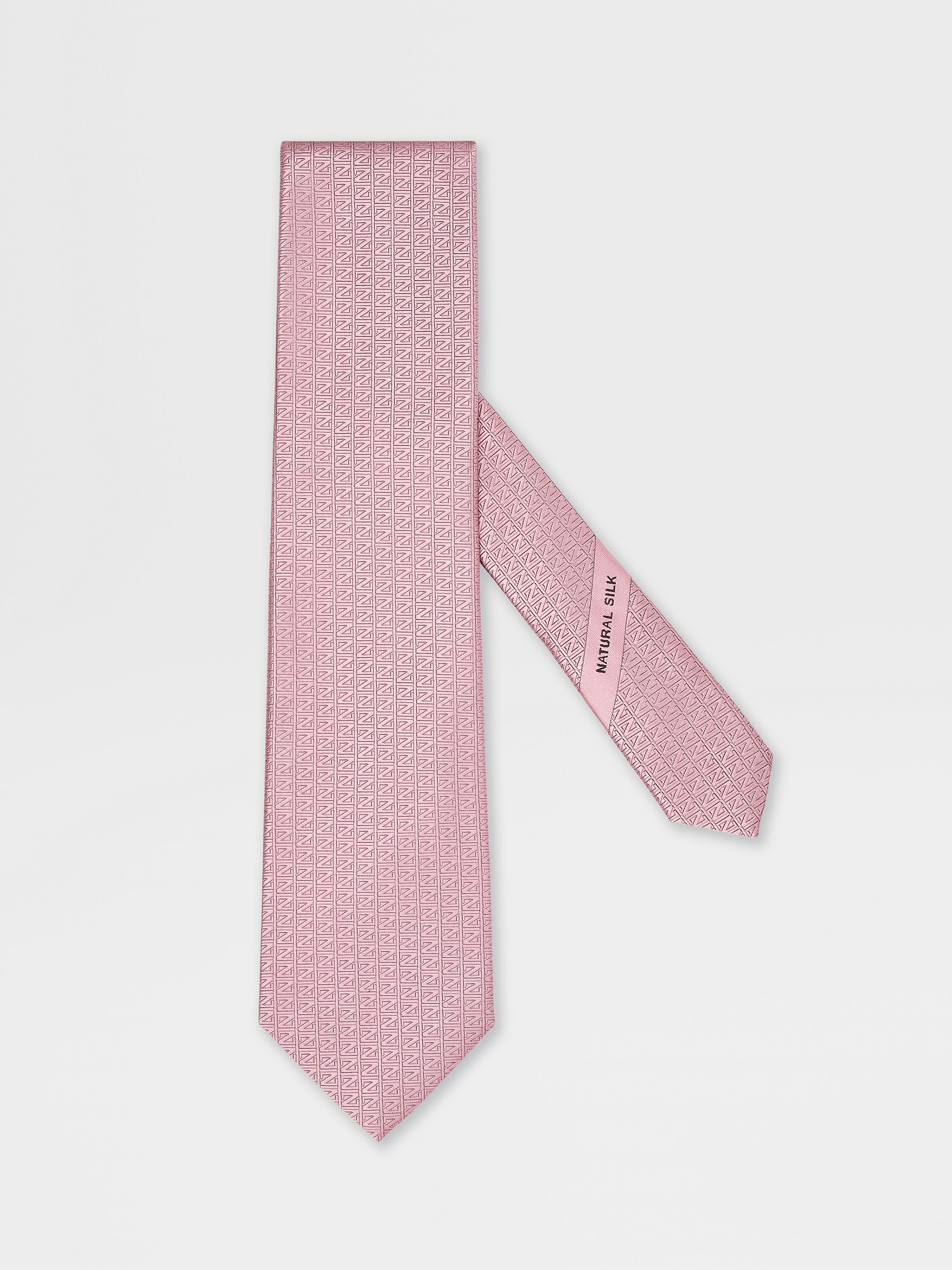 Pink Natural Silk Tie FW24 25658366 | Zegna GB