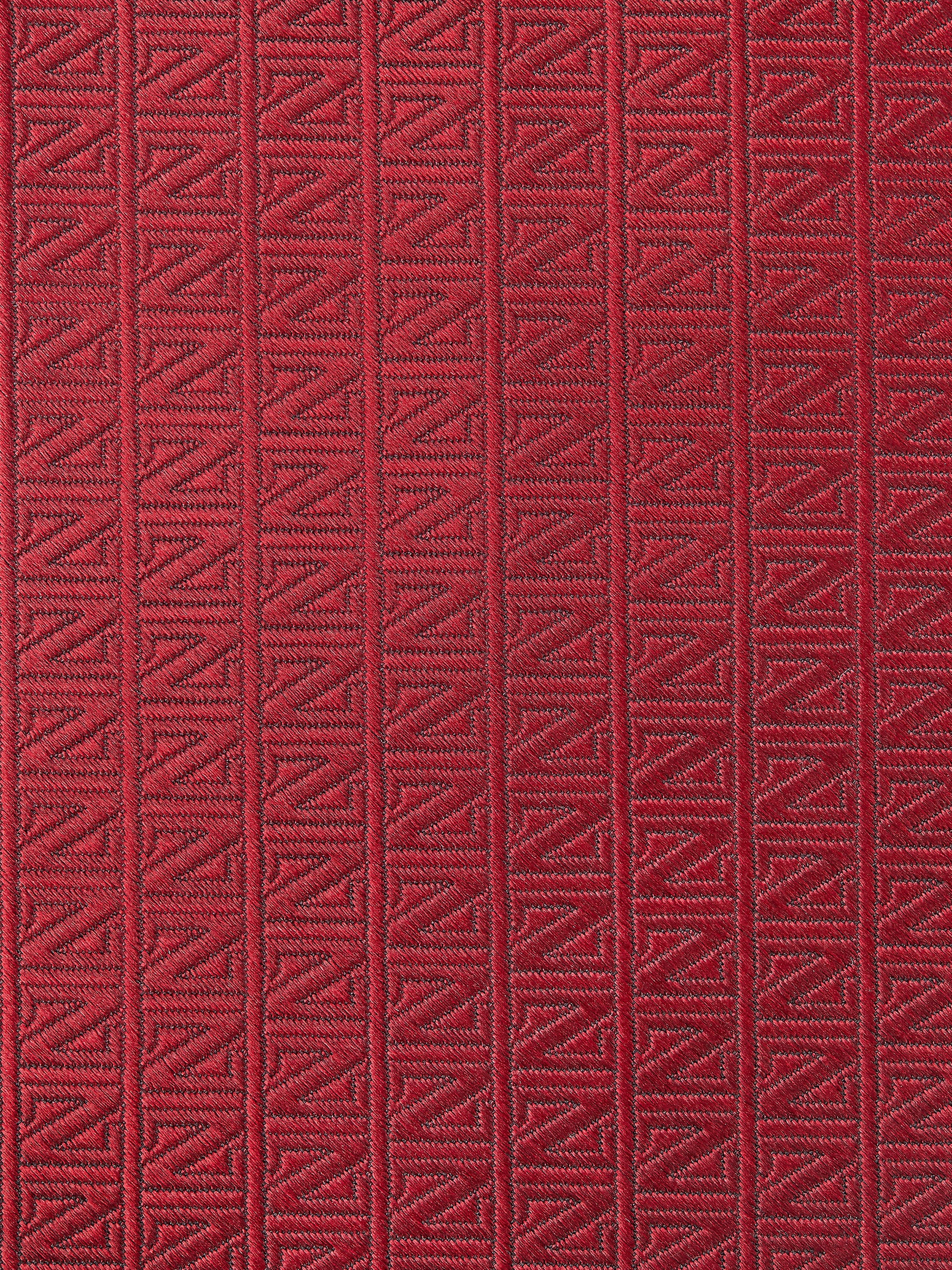 Red Natural Silk Tie Product detail photo #1