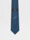 Teal Blue Natural Silk Tie Product detail photo #2