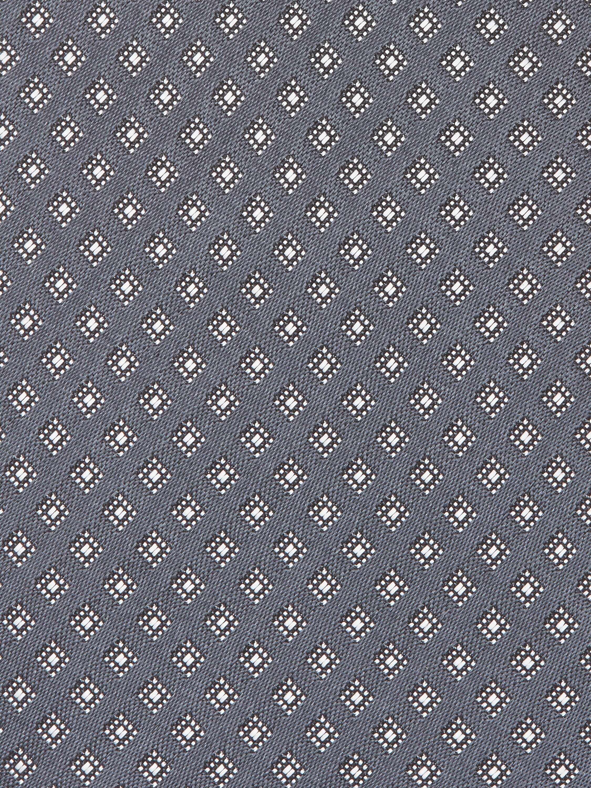 Dark Grey Silk Tie Product detail photo #1