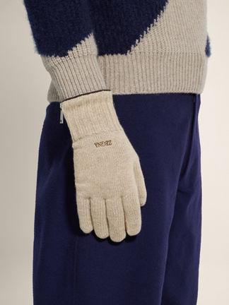 Light Taupe Oasi Cashmere Beanie FW26 31886263 | Zegna HK