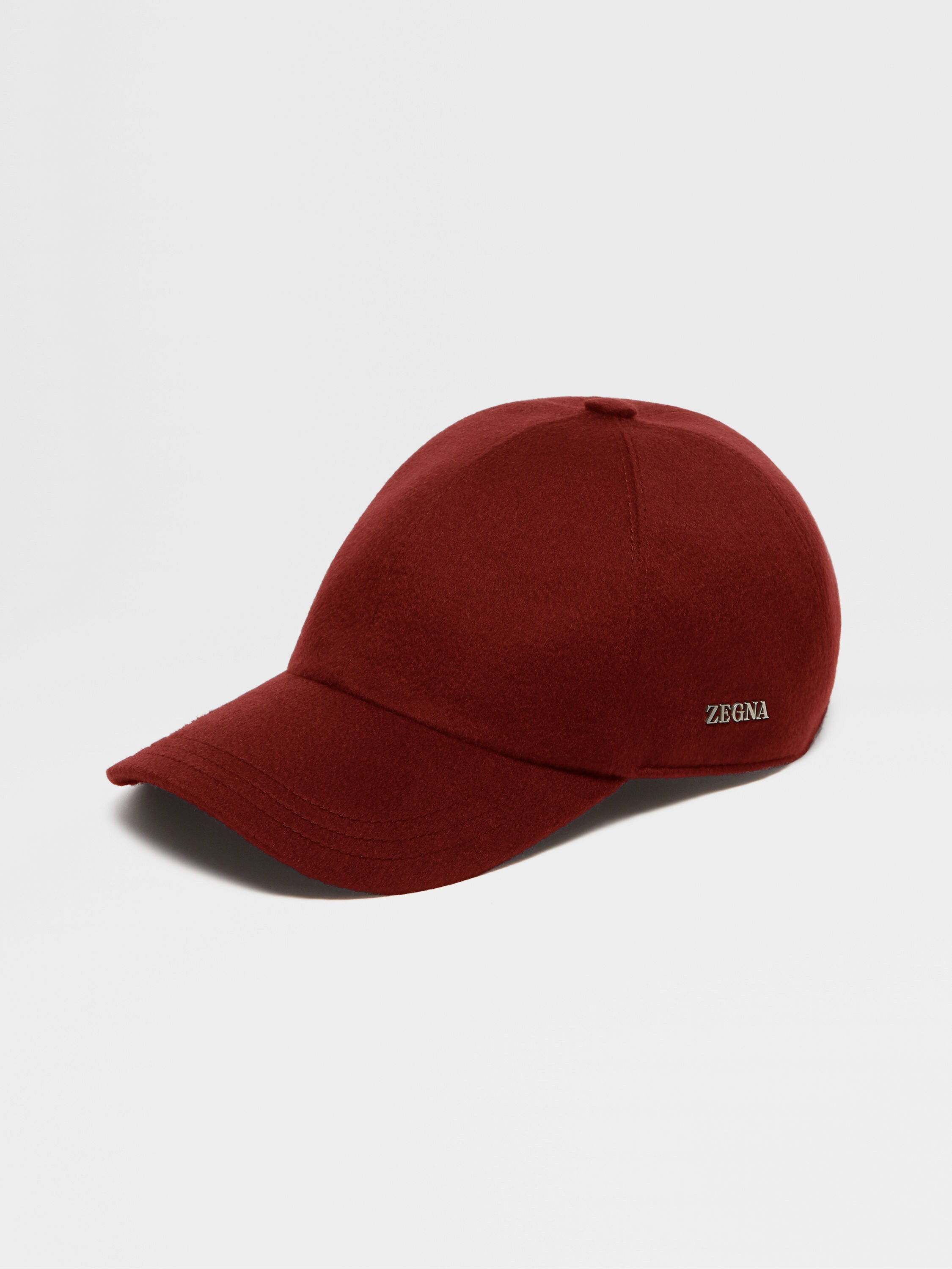 Red Oasi Cashmere Baseball Cap FW23 27941686 | Zegna US