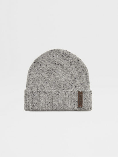 Dark Grey Oasi Cashmere Beanie FW23 28609074 | Zegna IN