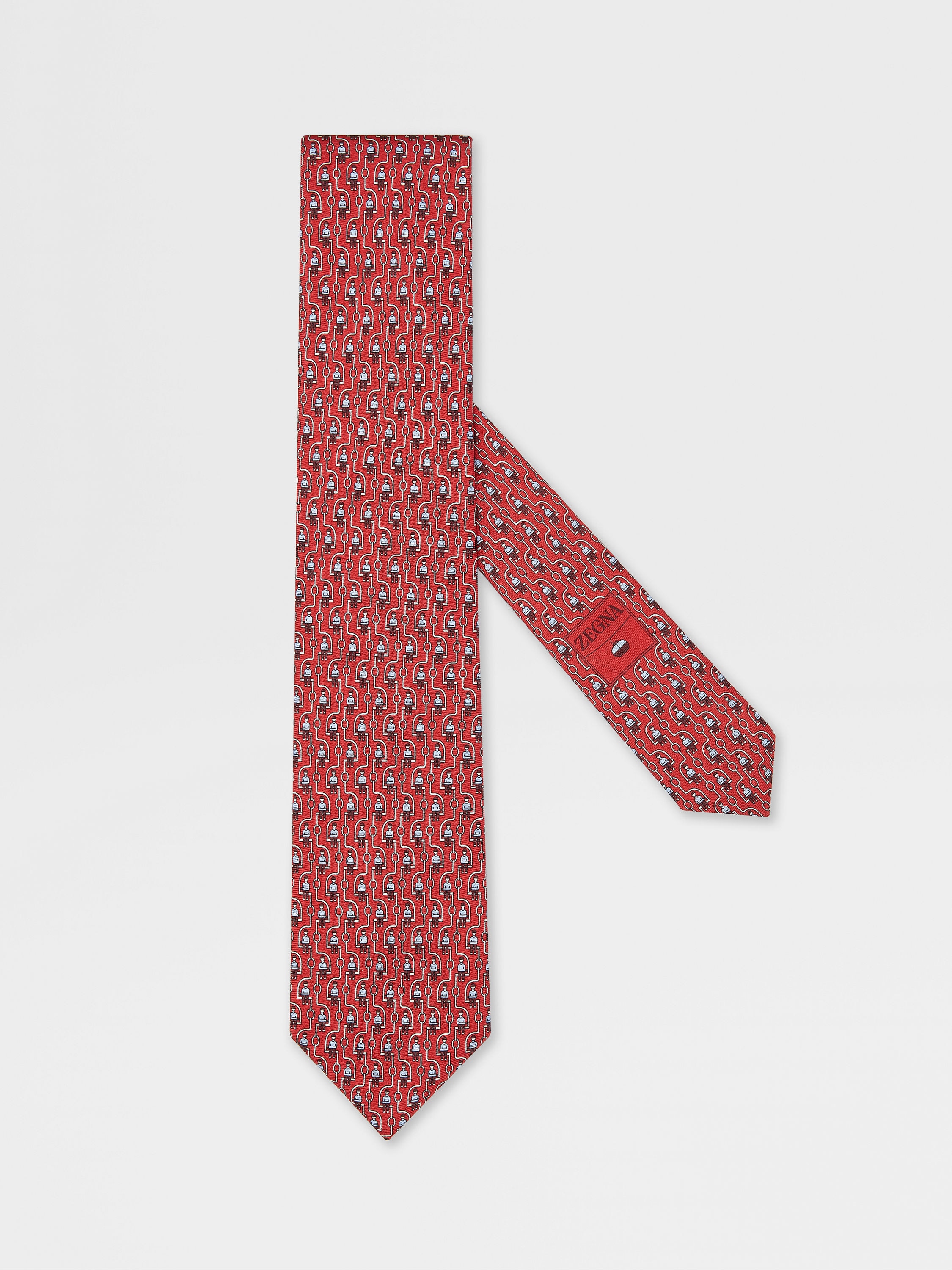 Red Silk Tie FW23 28040172