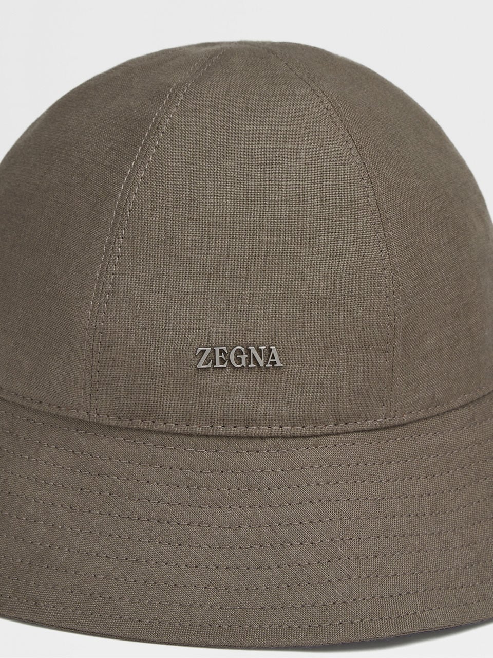 Zegna Oasi linen bucket hat - Brown