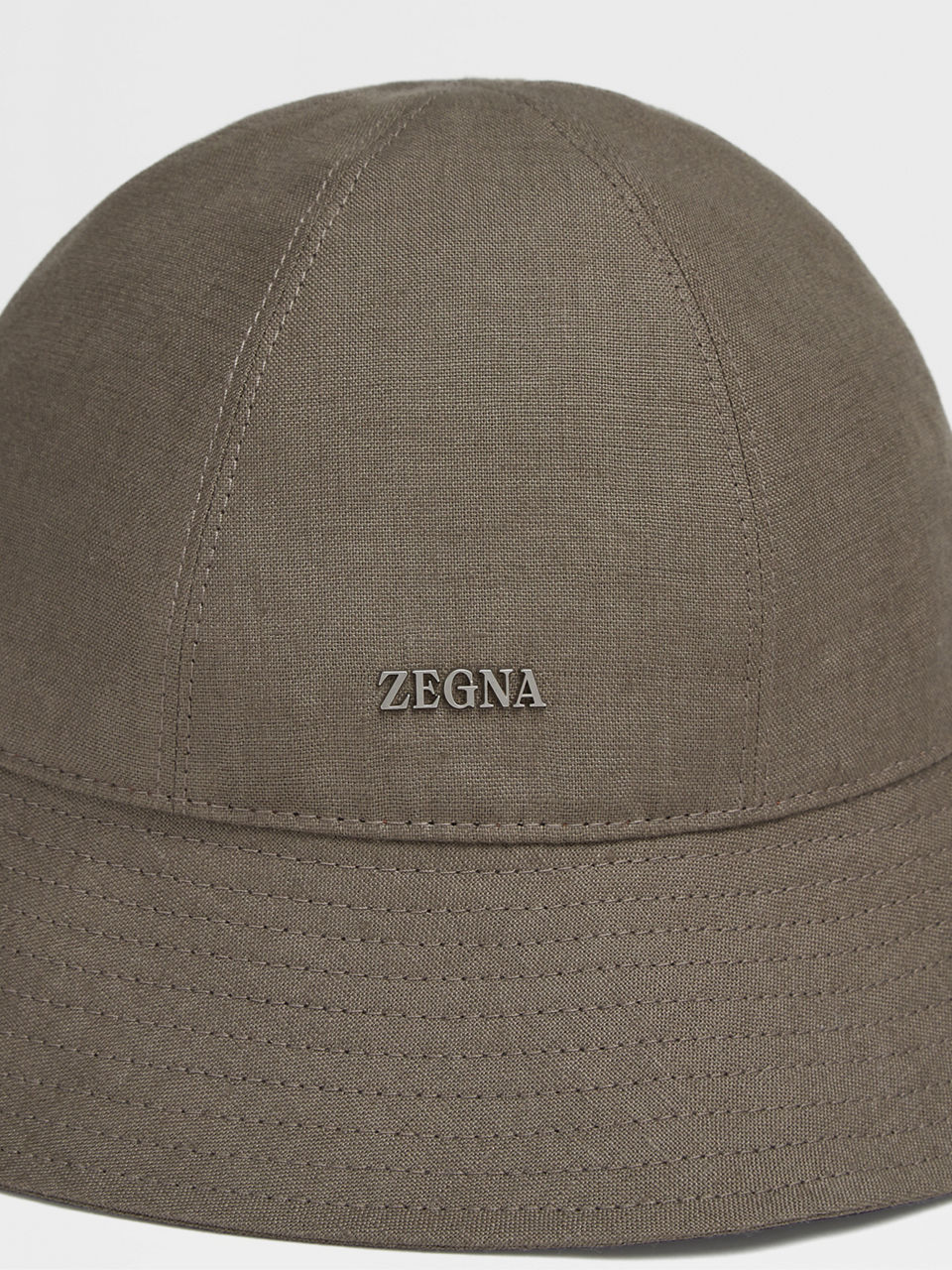 Zegna Oasi linen bucket hat - Brown