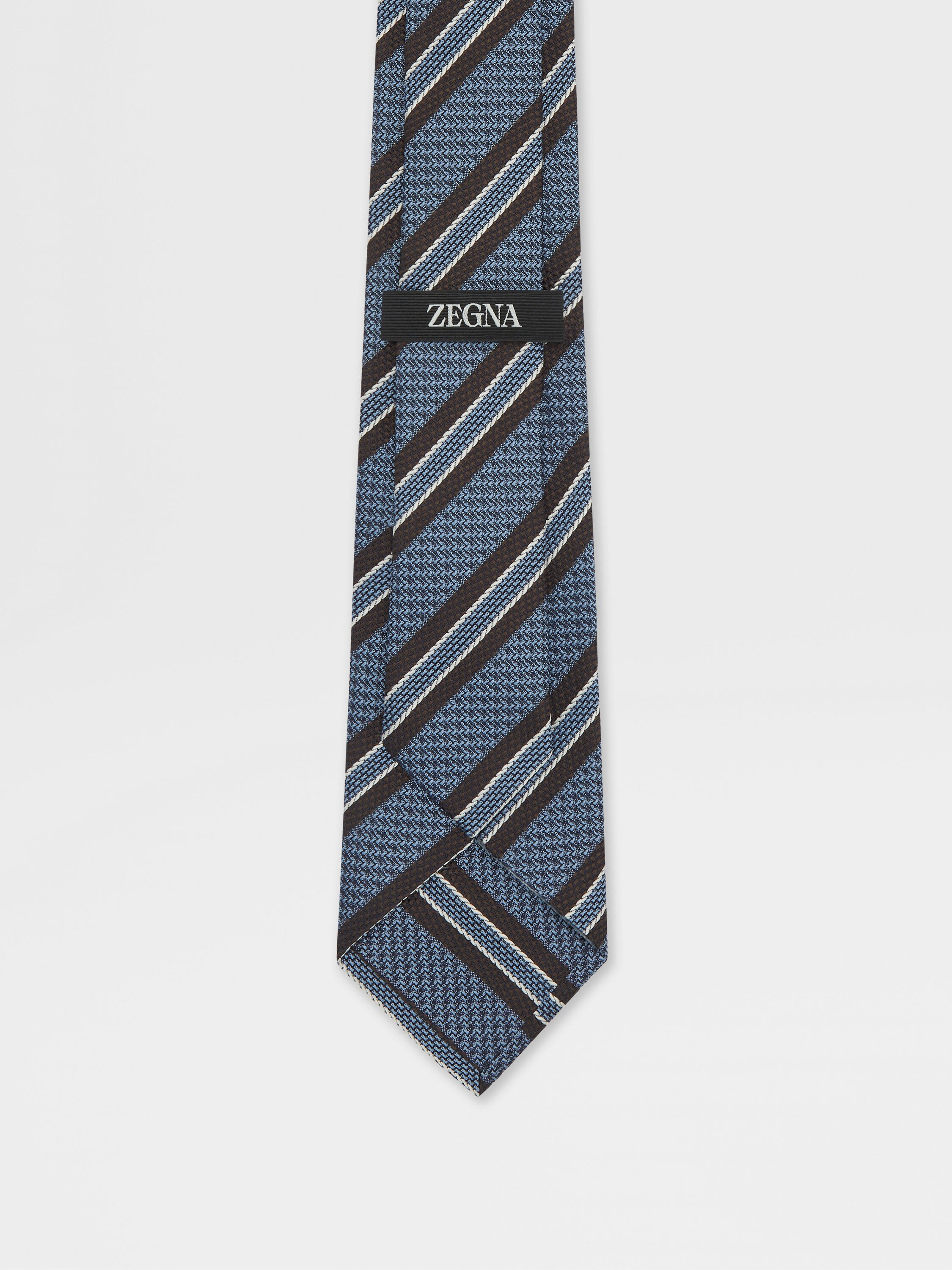 Light Blue Silk Tie Product detail photo #2