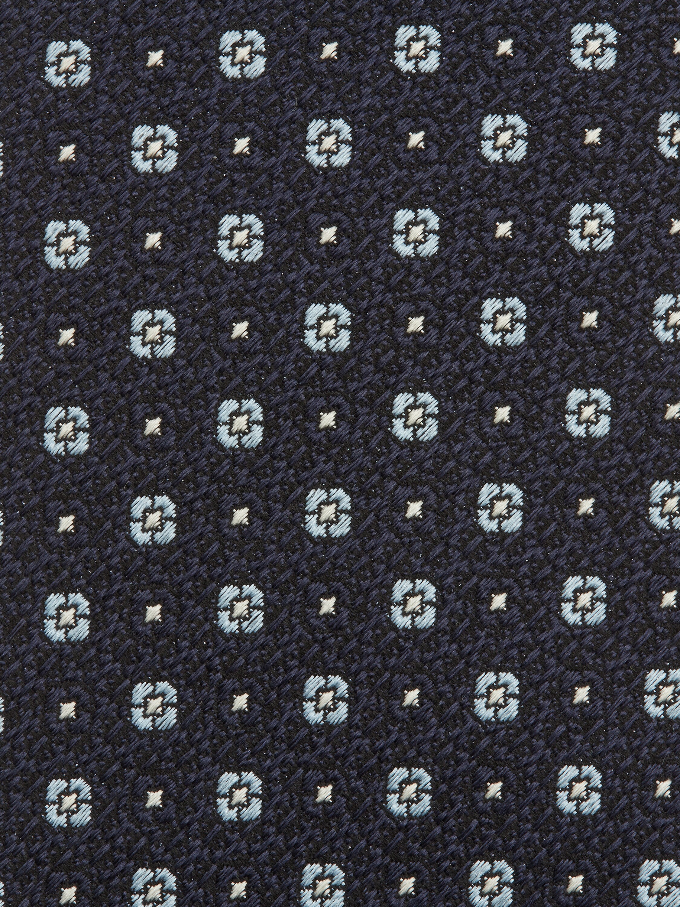 Krawatte aus Seide in Dunkelblau Detailfoto #1 des Produkts