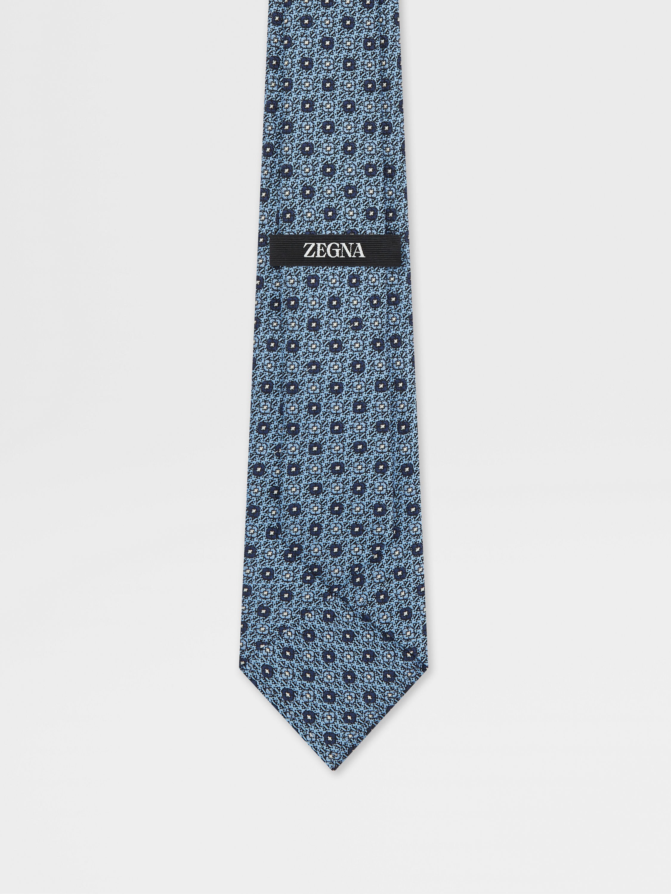 Light Blue Silk Tie Product detail photo #2