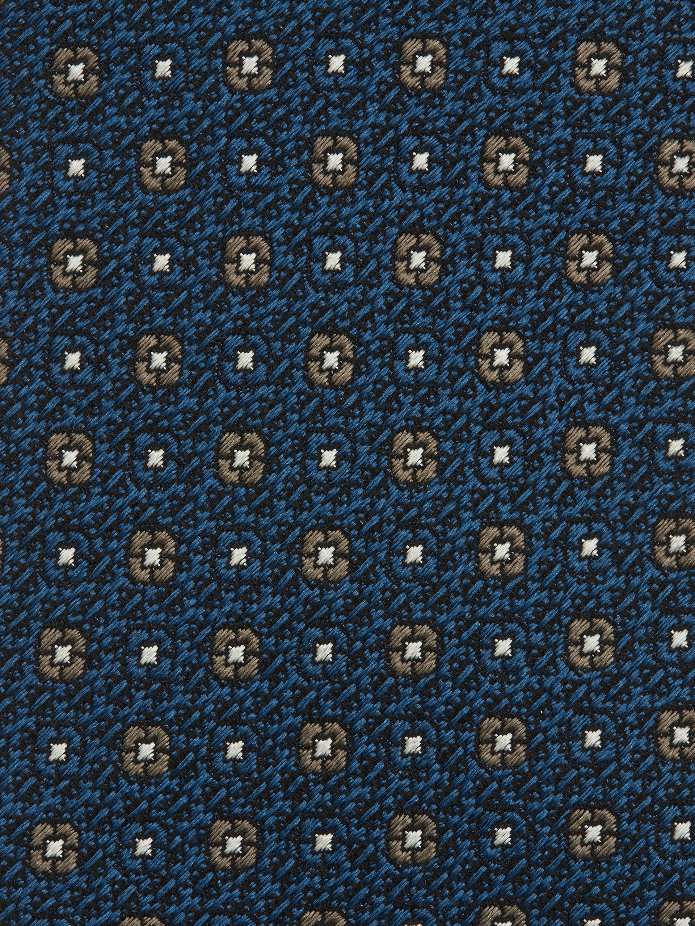 Teal Blue Silk Tie Product detail photo #1