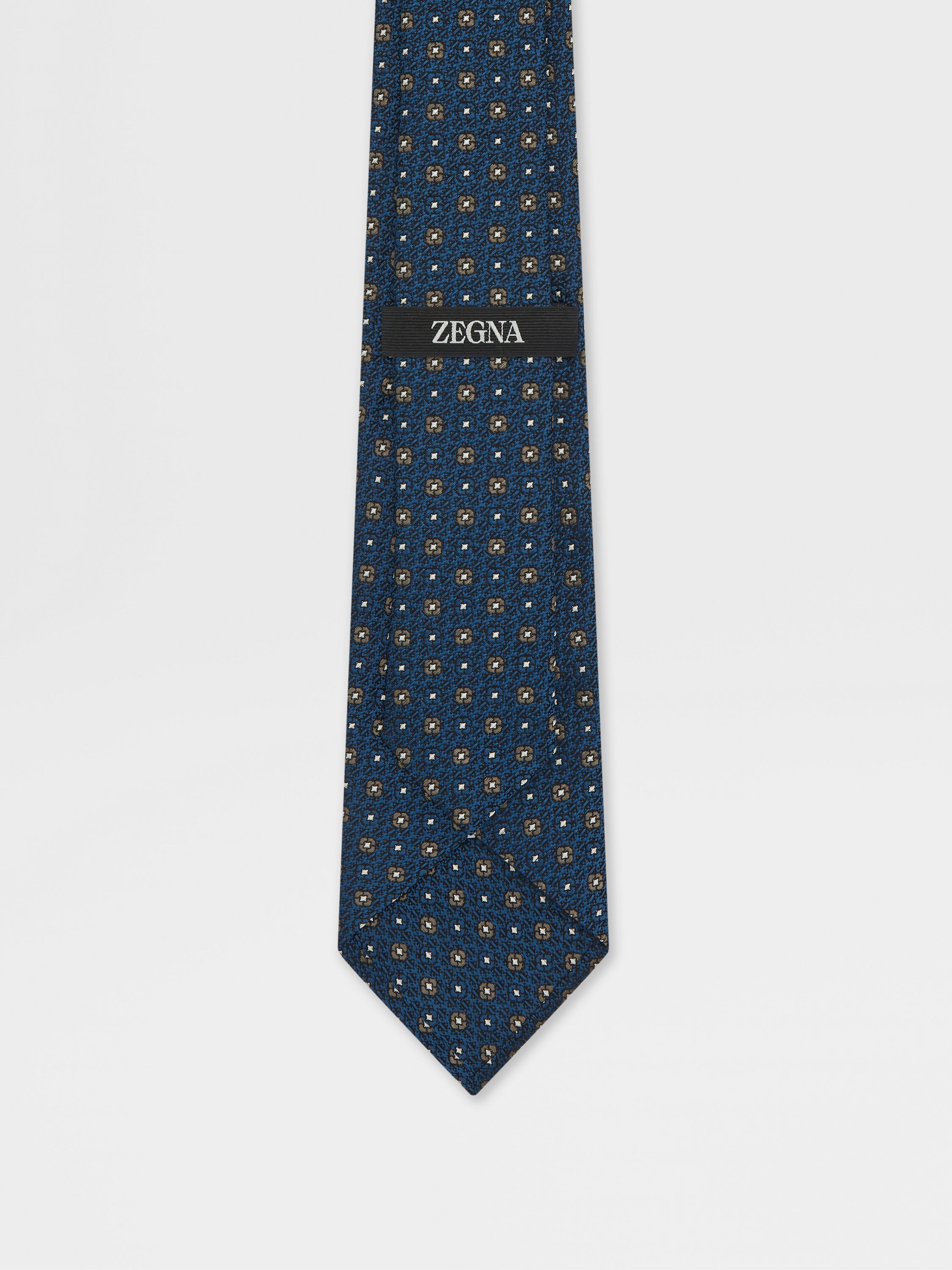 Teal Blue Silk Tie Product detail photo #2