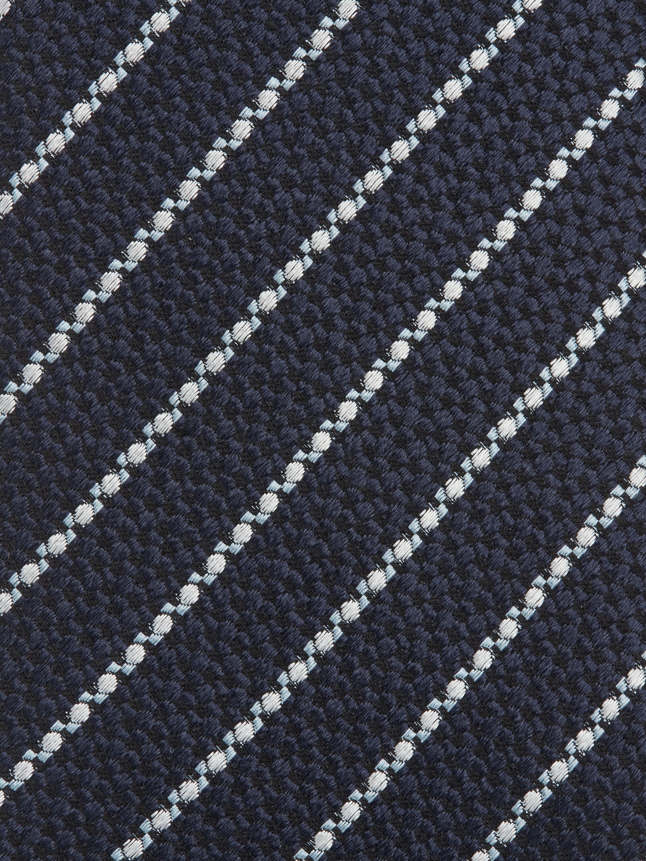 Dark Blue Silk Tie Product detail photo #1