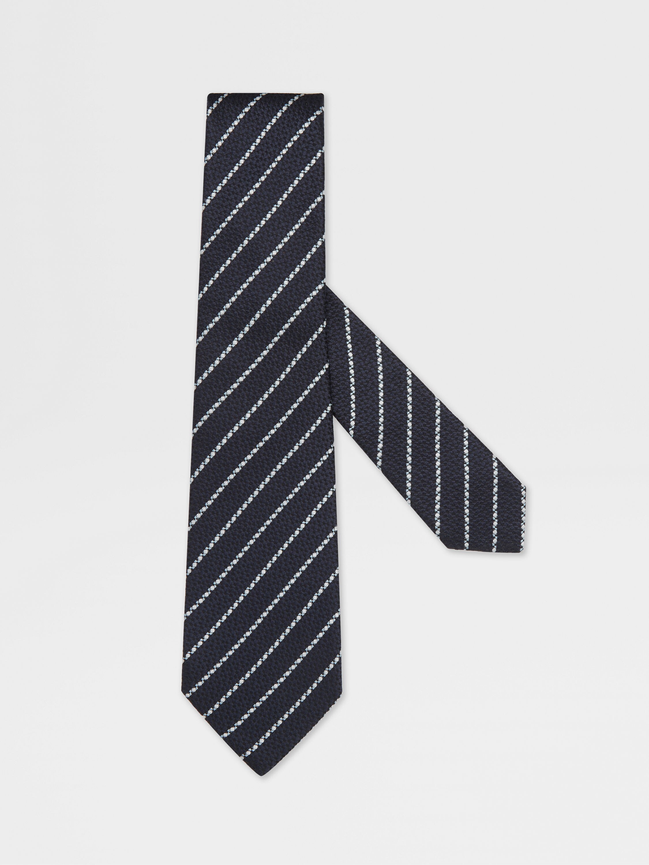 Dark Blue Silk Tie 