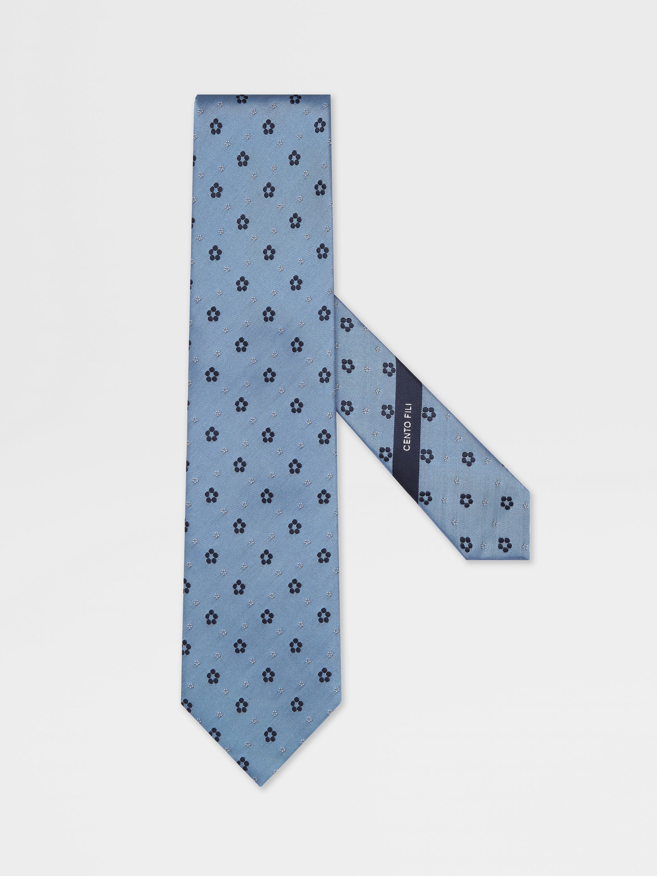 Light Blue CENTO FILI Silk Tie SS25 31852272 | Zegna JP Light Blue CENTO FILI Silk Tie SS25 31852272 | Zegna JP