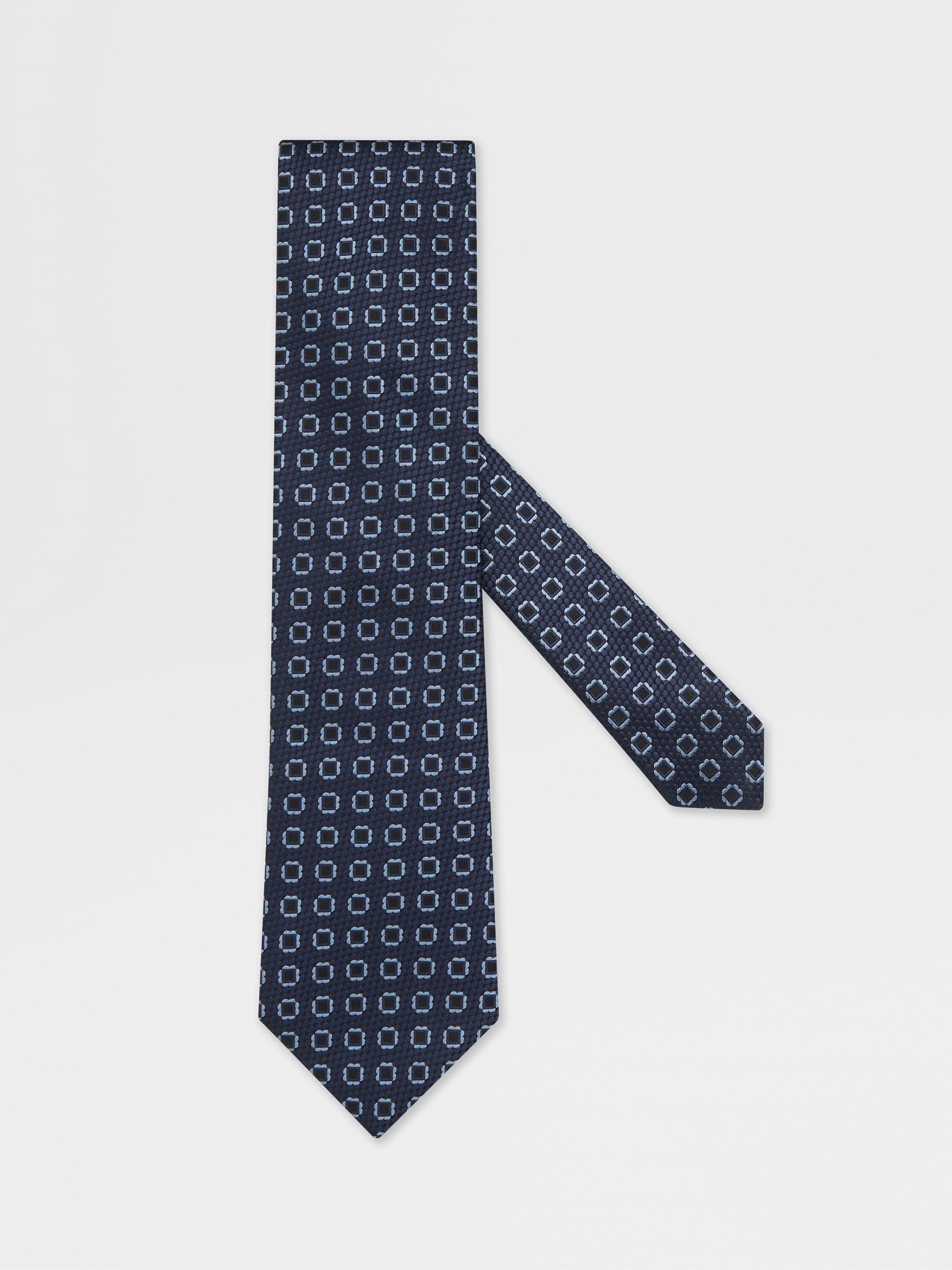 Dark Blue Silk Tie