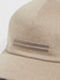 Beige Oasi Cashmere Baseball Cap Product detail photo #1