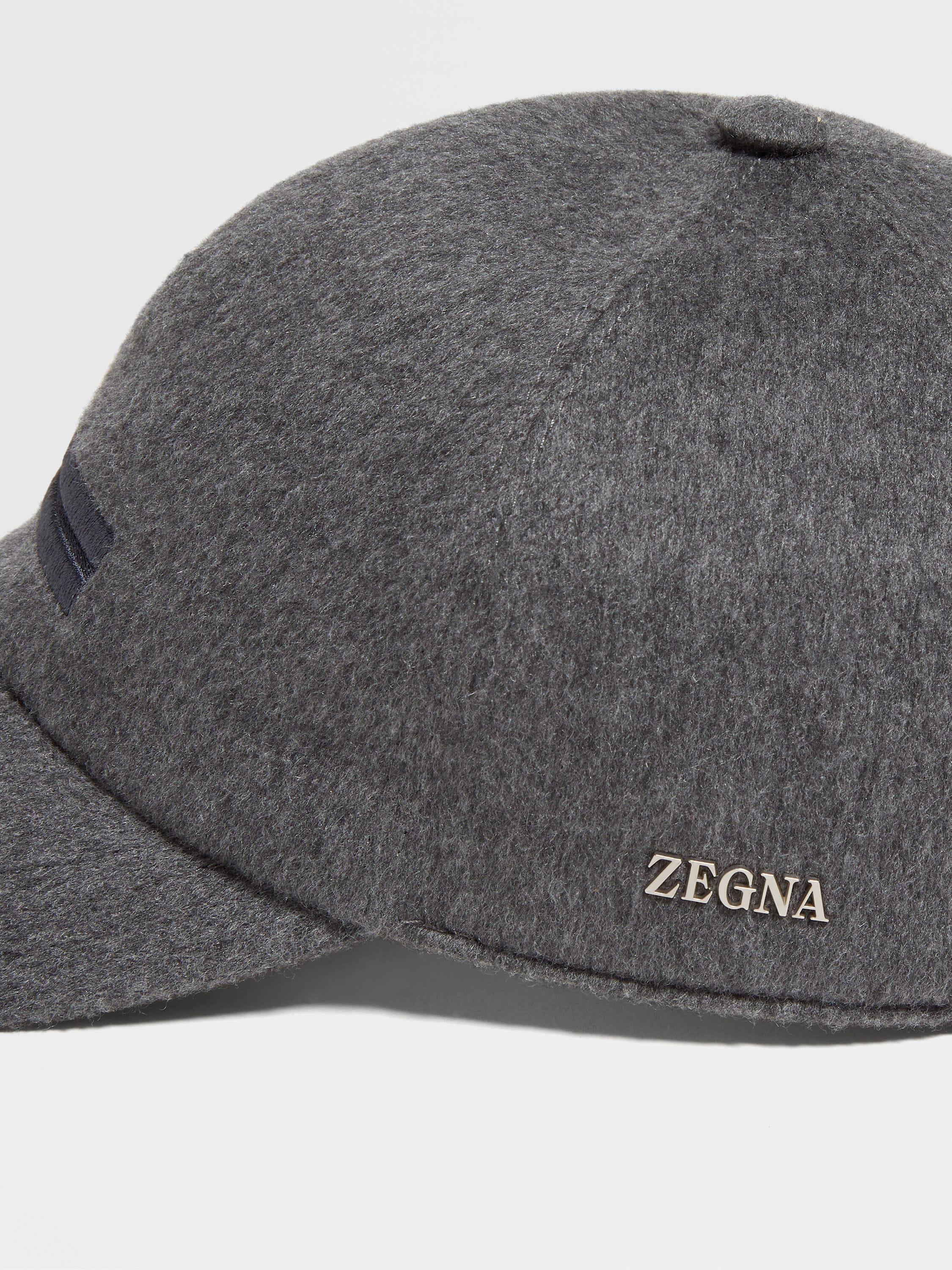 深灰色 Oasi Cashmere 棒球帽 產品細節圖 #1