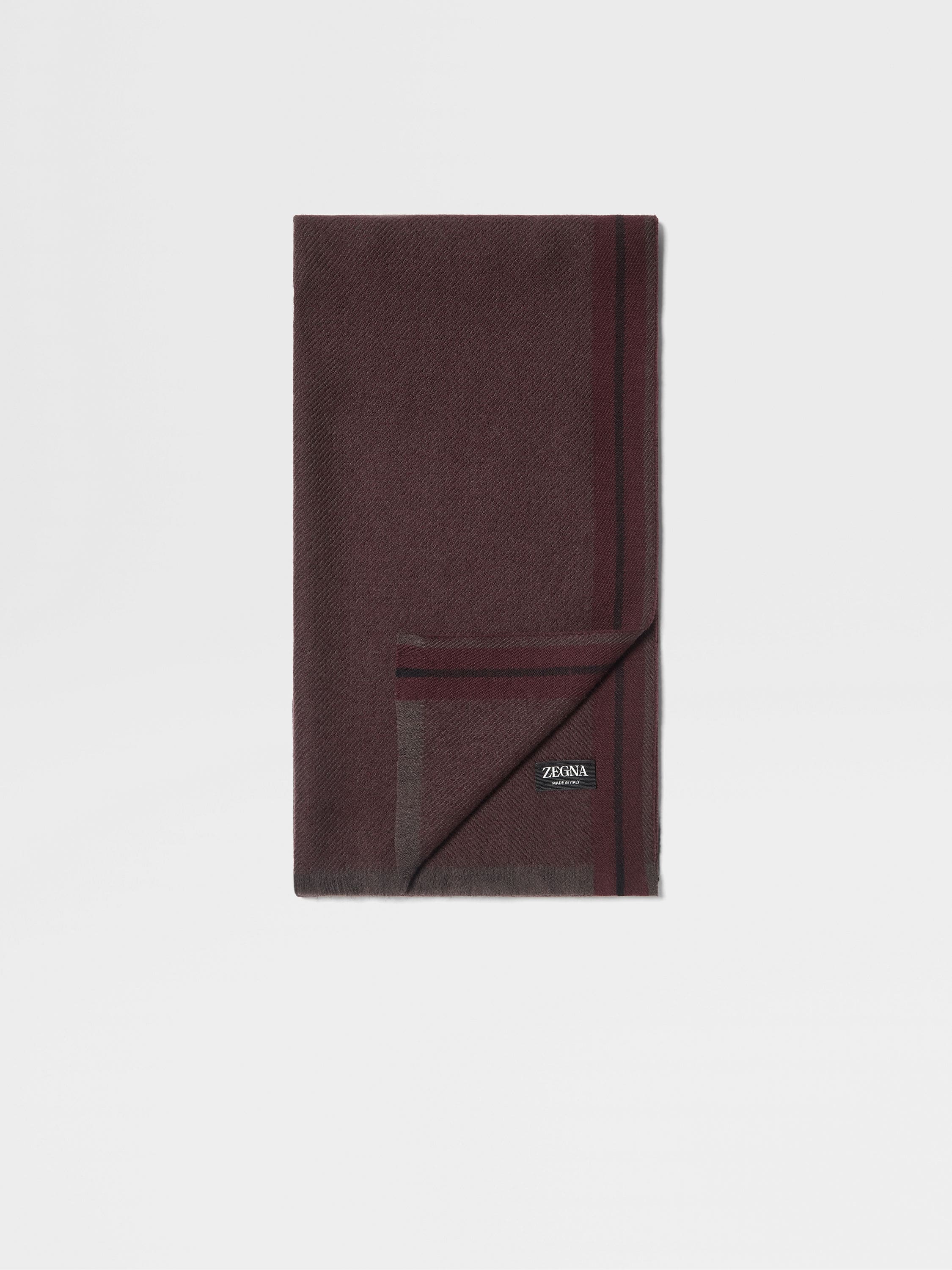 Dark Brown Wool Scarf FW24 32161627 | Zegna KR Dark Brown Wool Scarf FW24 32161627 | Zegna KR