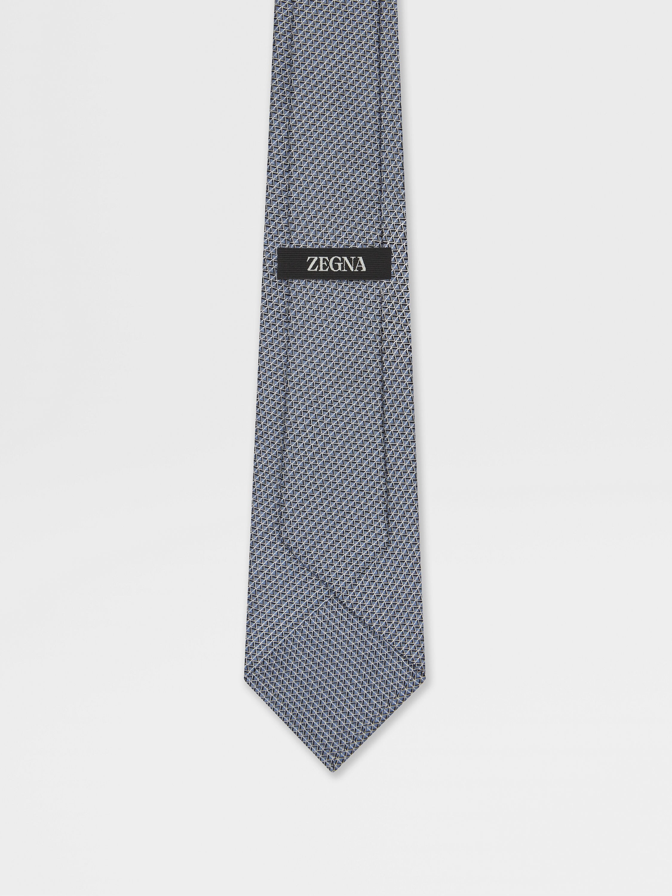 Light Blue Silk Tie Product detail photo #2