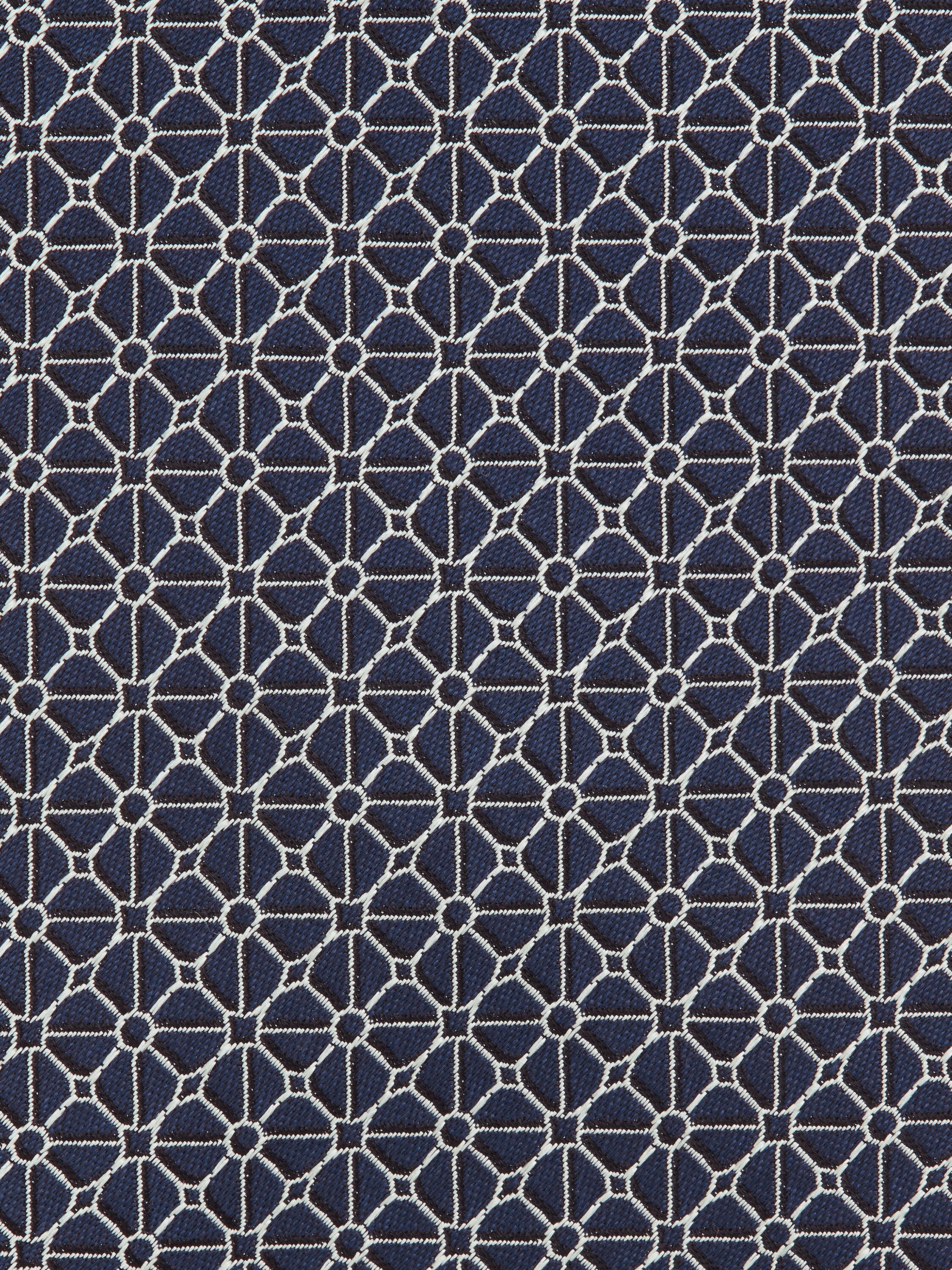 Dark Blue Silk Tie Product detail photo #1