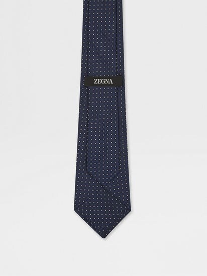 Silk twill neck tie　ネイビー NT6962044_DETA_f6c1bd9b-5c95-