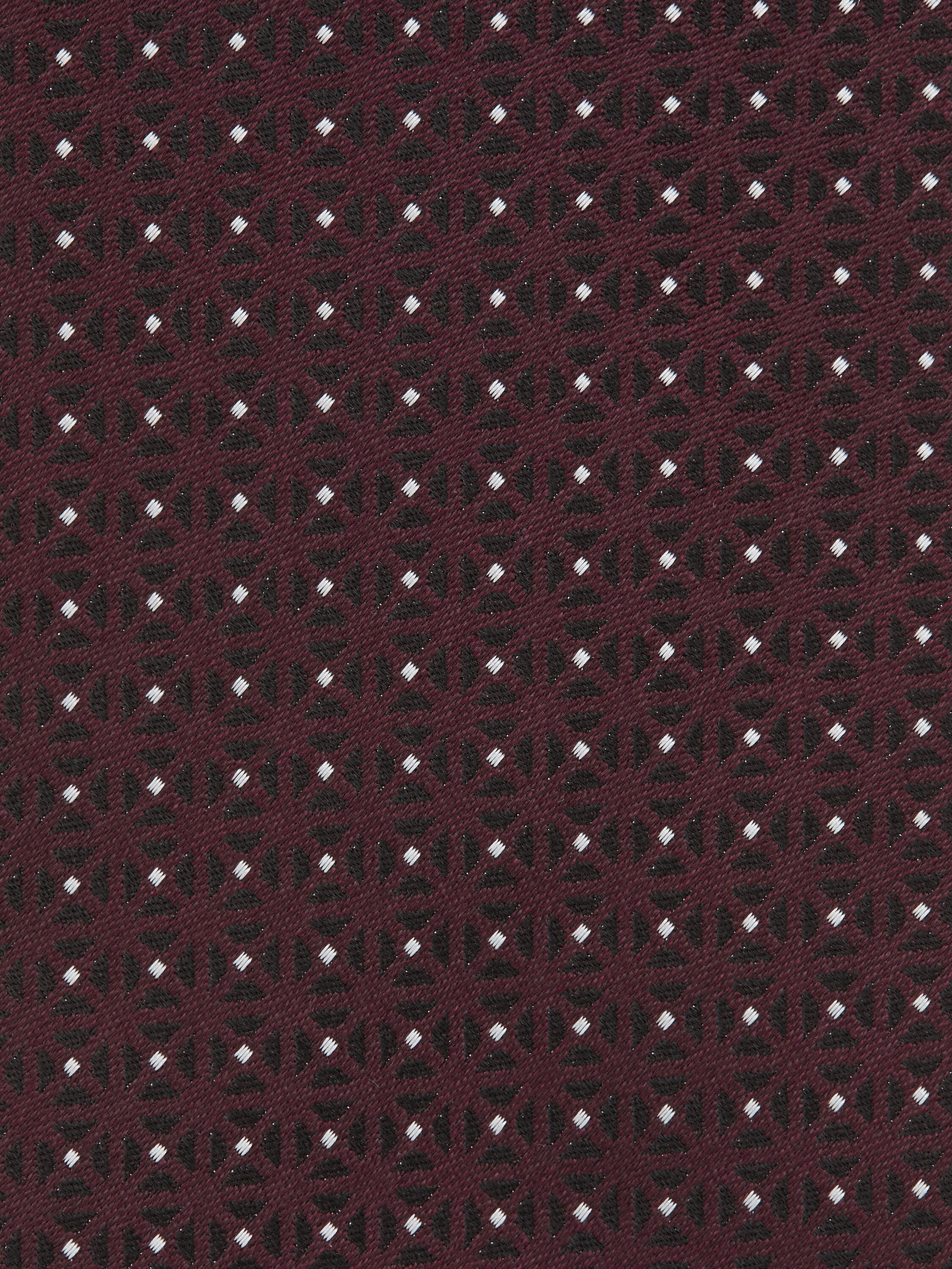 Burgundy Silk Tie Product detail photo #1
