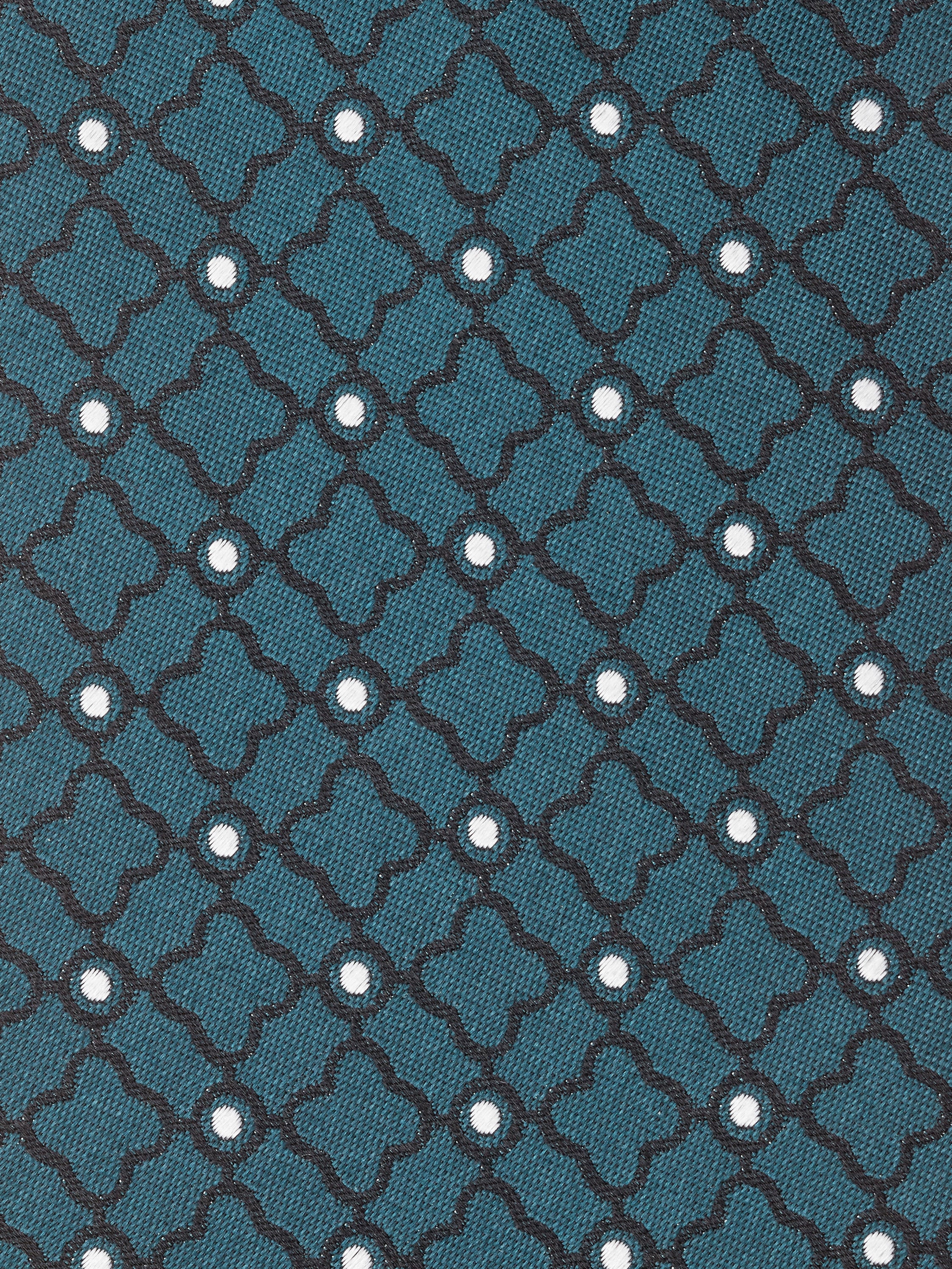 Teal Blue Silk Tie Product detail photo #1