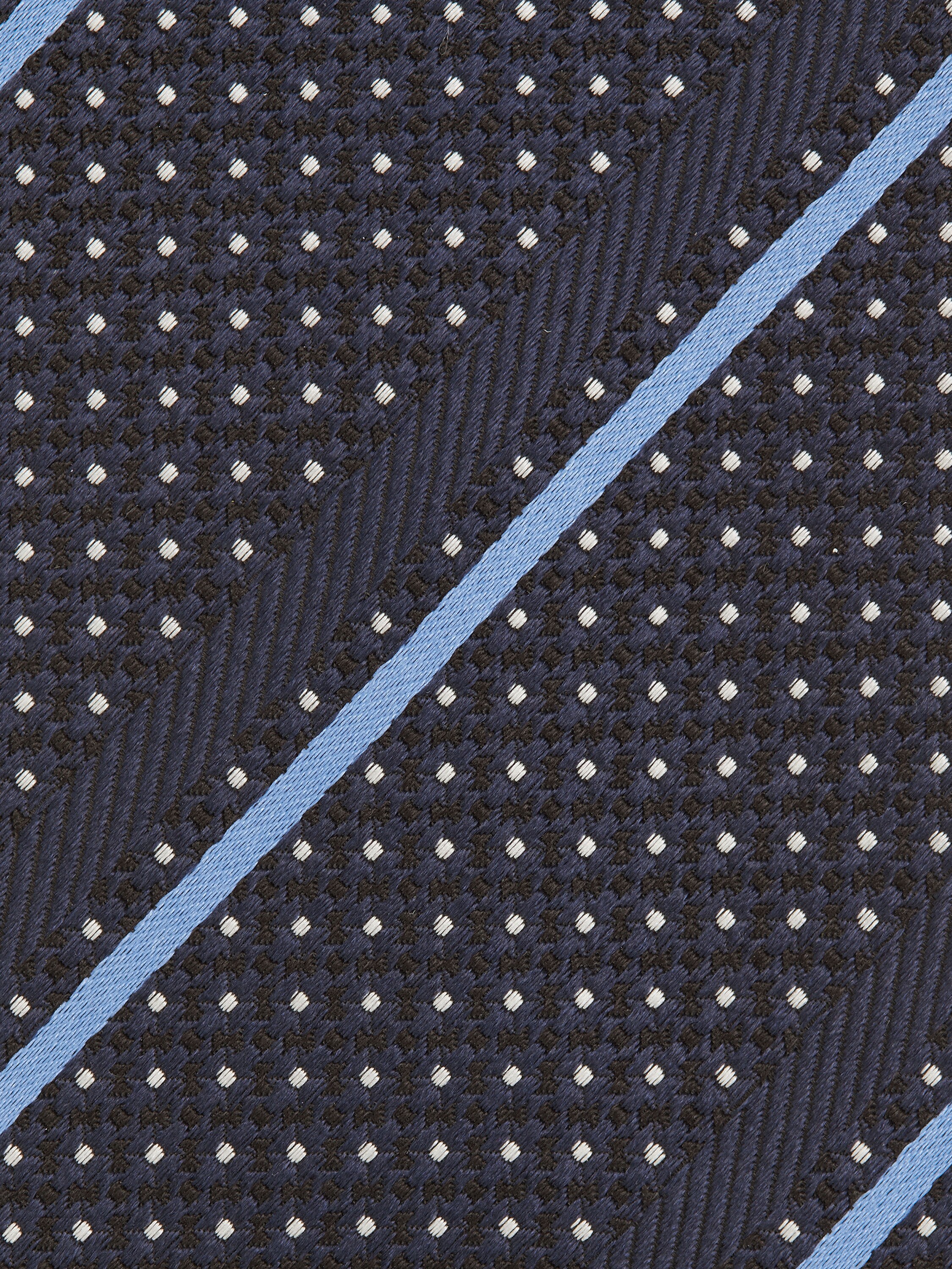 ダークブルー シルクタイ 製品詳細写真 #1