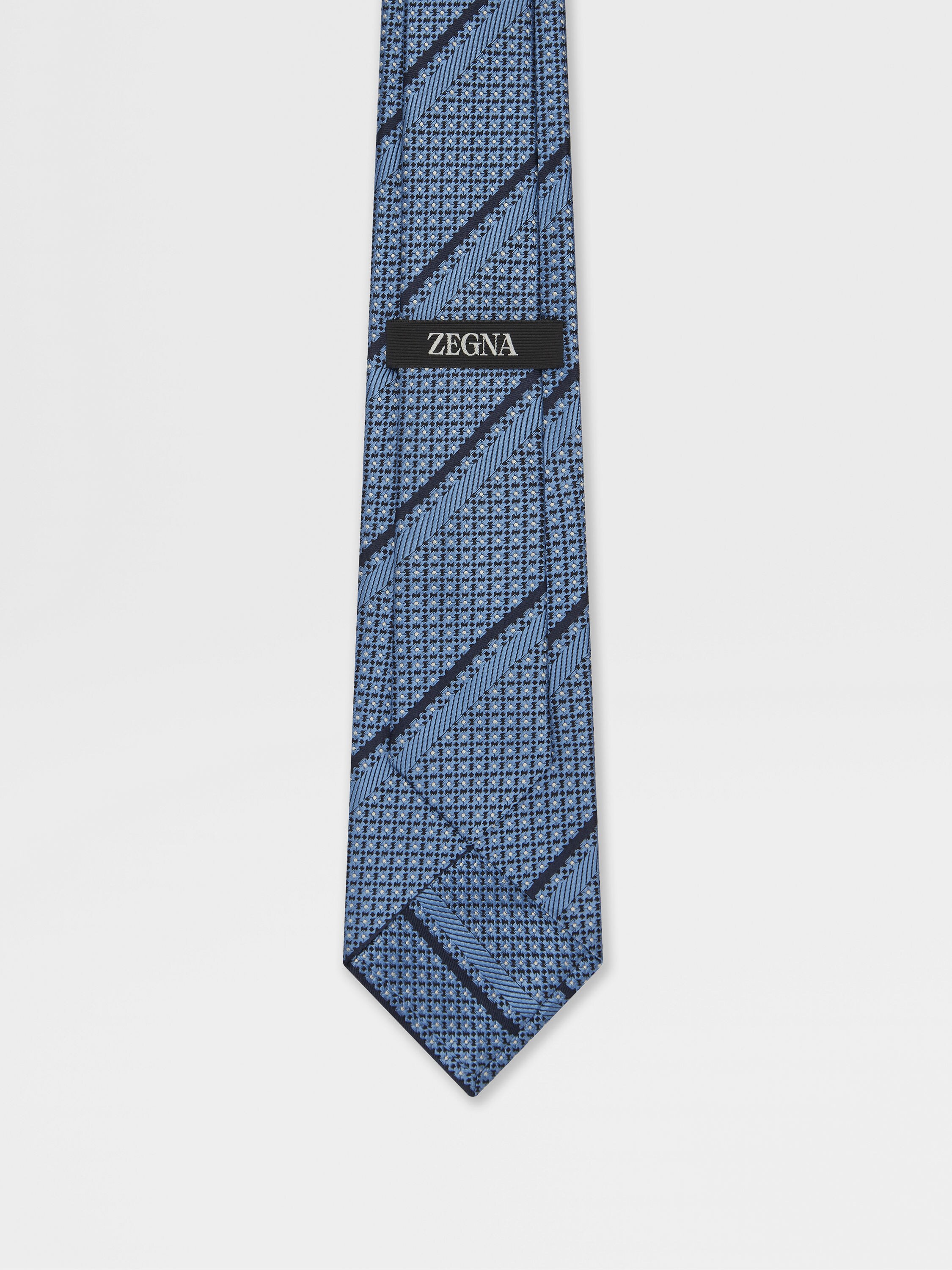 淺藍色絲質領帶 產品細節圖 #2