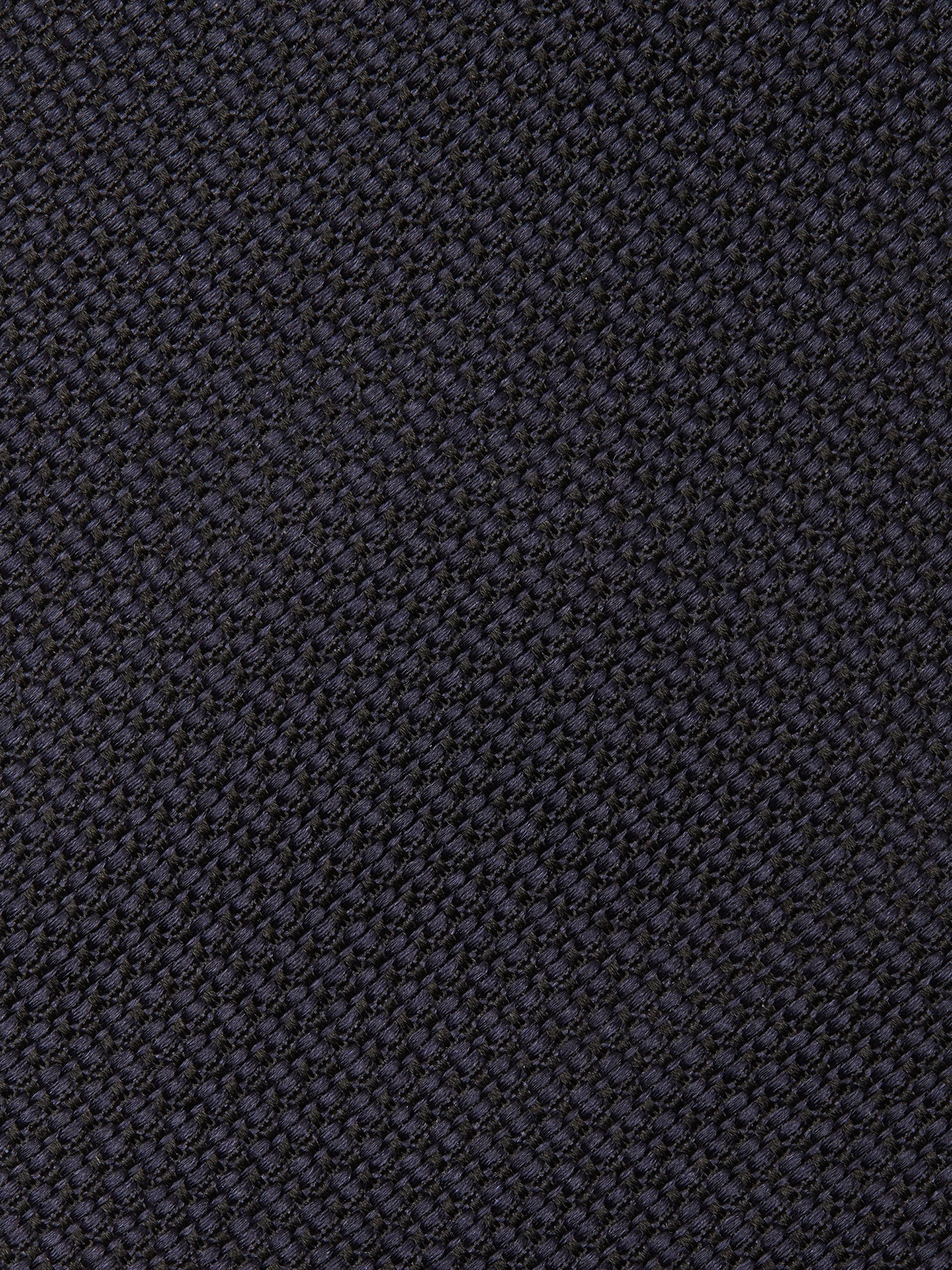 Krawatte aus Seide in Dunkelblau Detailfoto #1 des Produkts