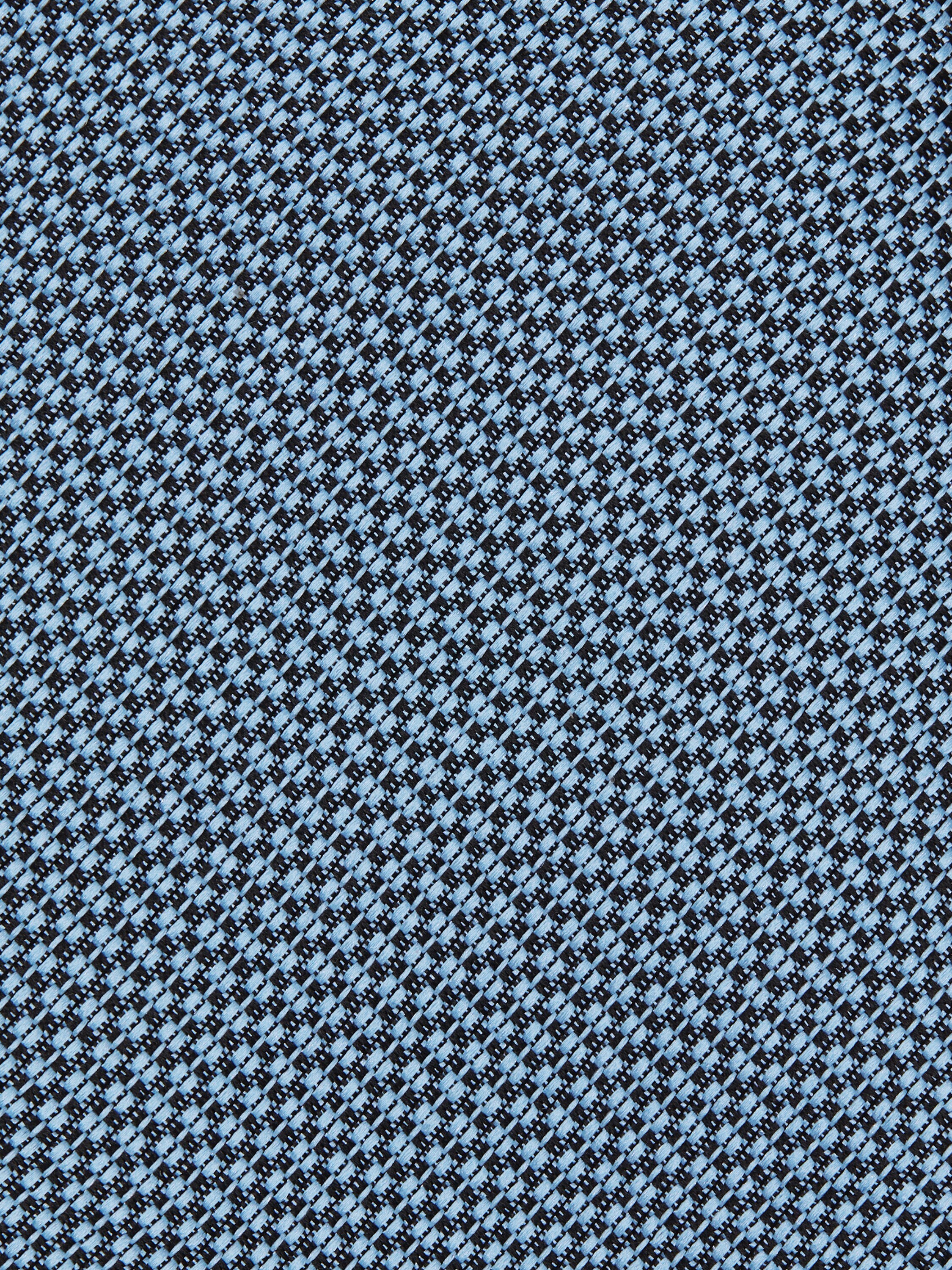 Krawatte aus Seide in Hellblau Detailfoto #1 des Produkts