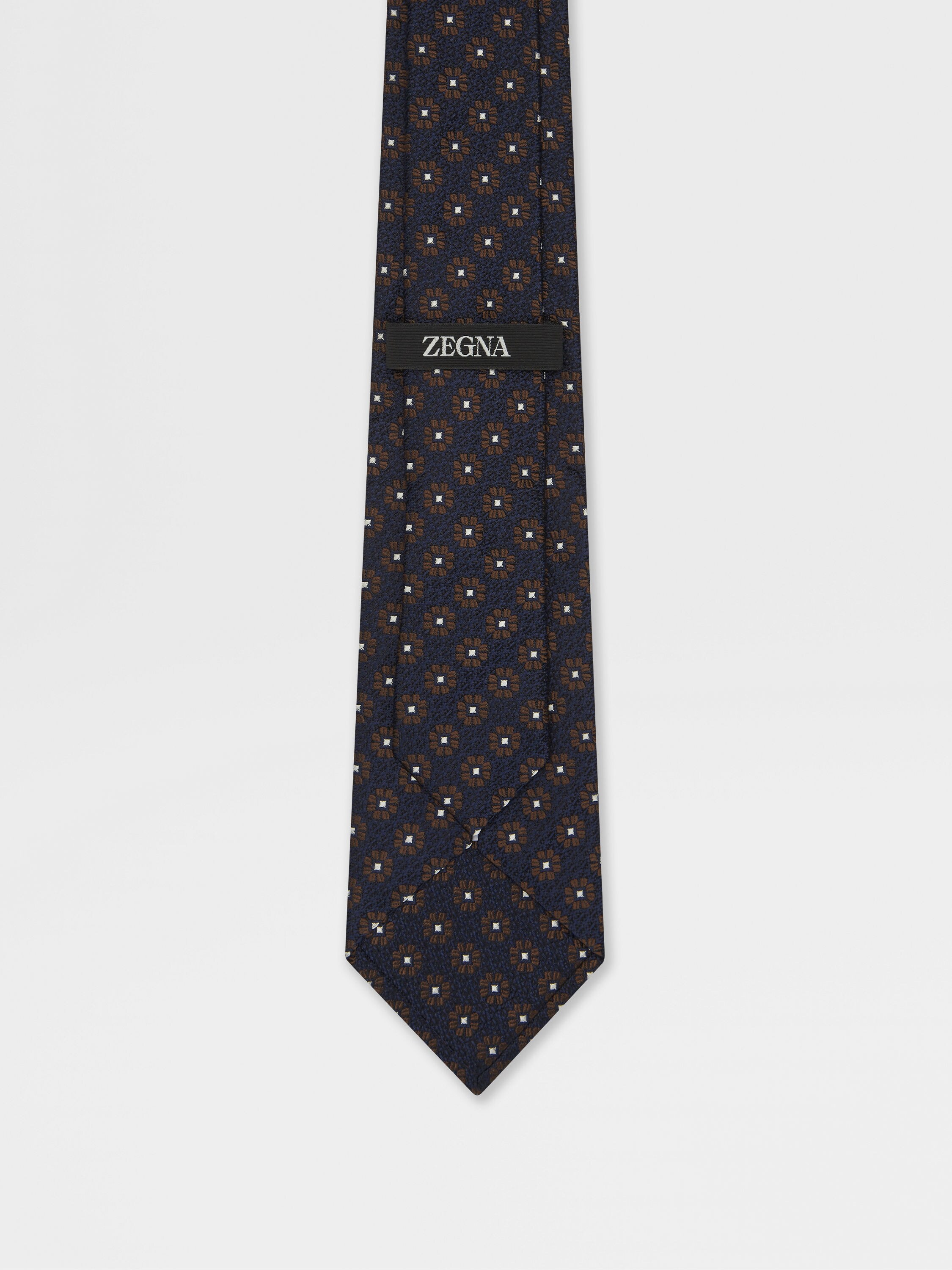 Dark Blue Silk Tie Product detail photo #2