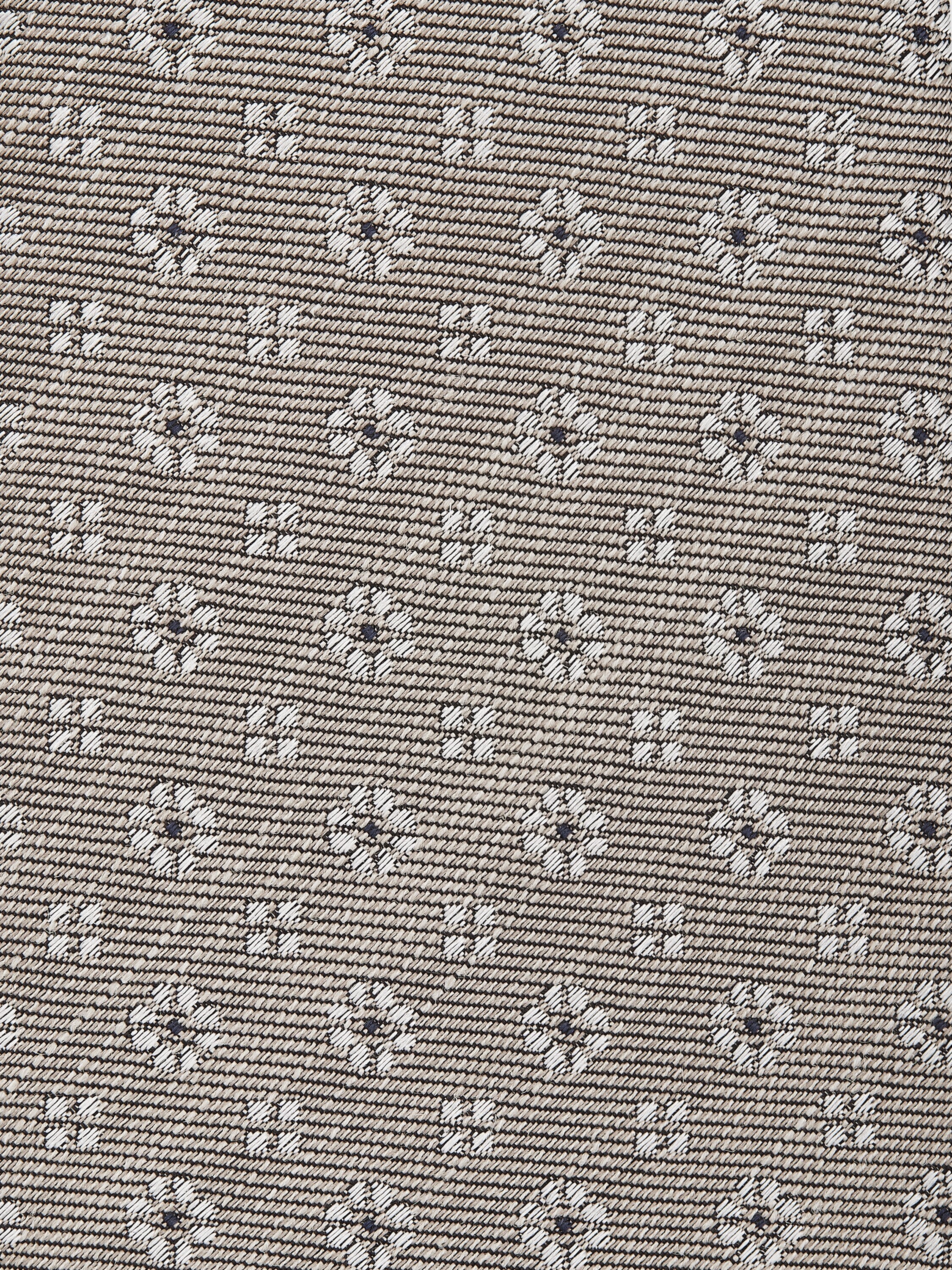 Light Taupe Silk and Linen Tie Product detail photo #1