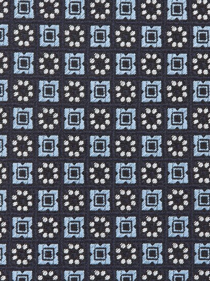 Light Blue CINQUE PIEGHE Silk Tie FW26 33475680 | Zegna US