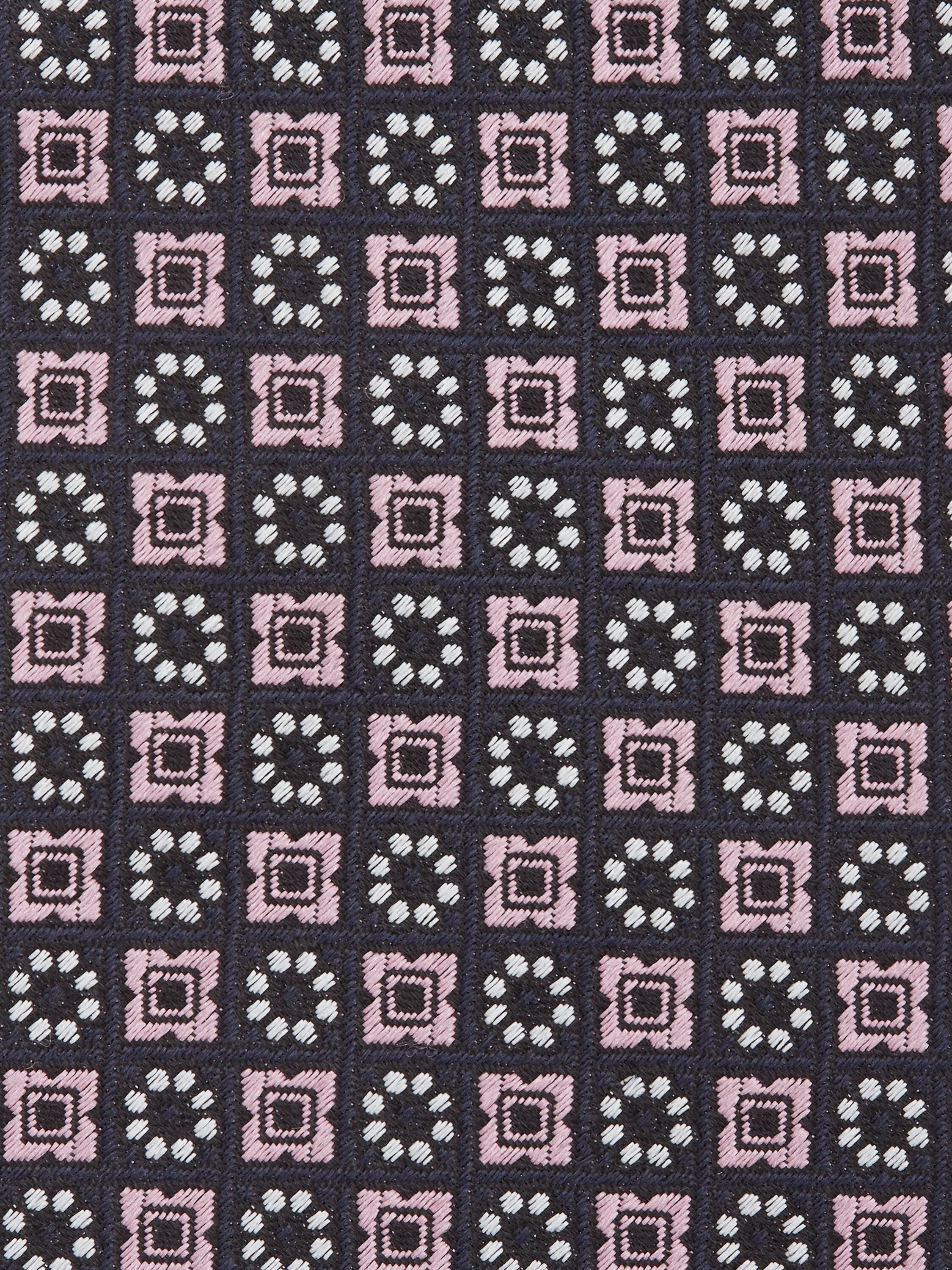 Pink CINQUE PIEGHE Silk Tie Product detail photo #1