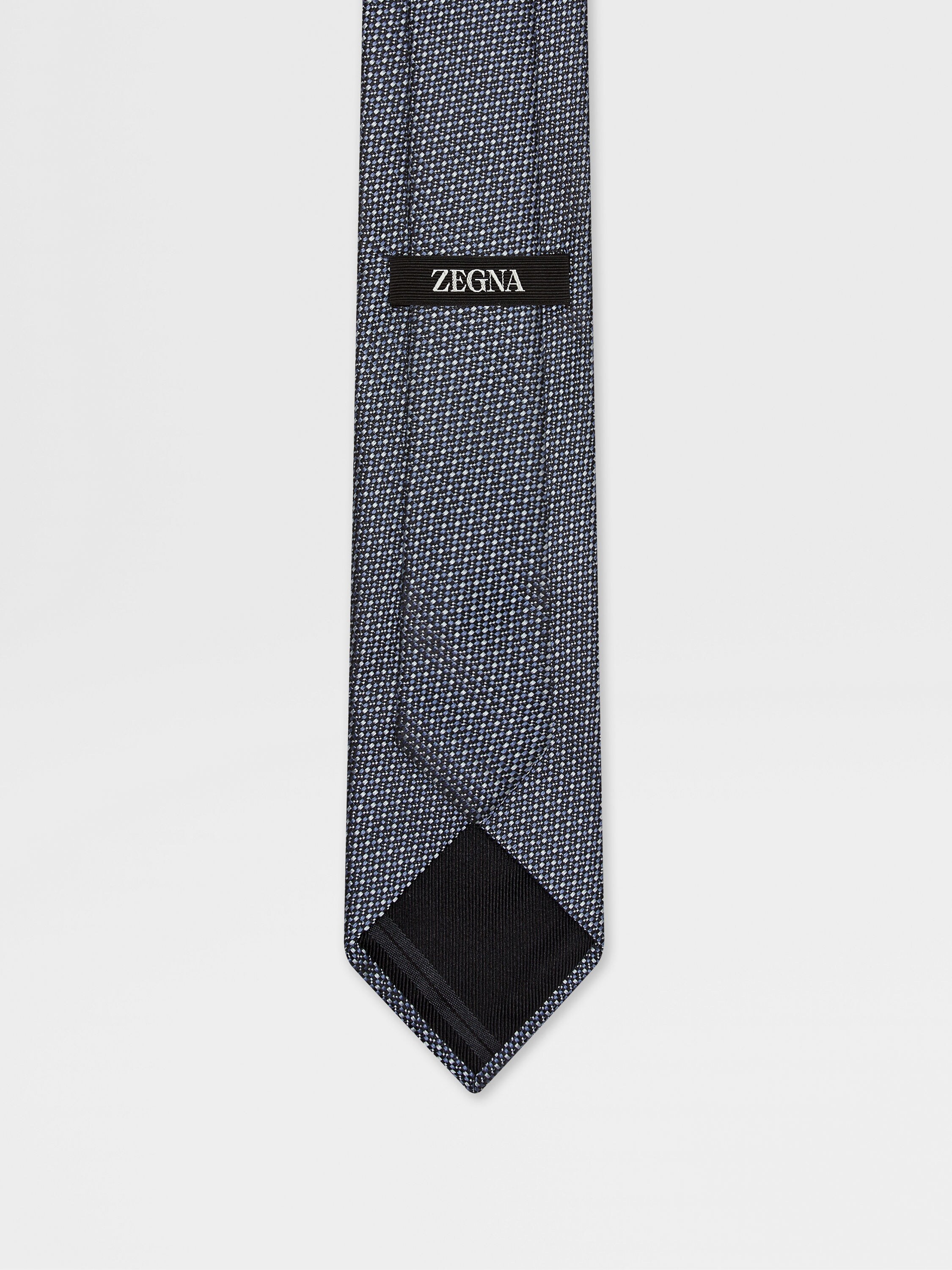 Light Blue Silk Tie Product detail photo #2