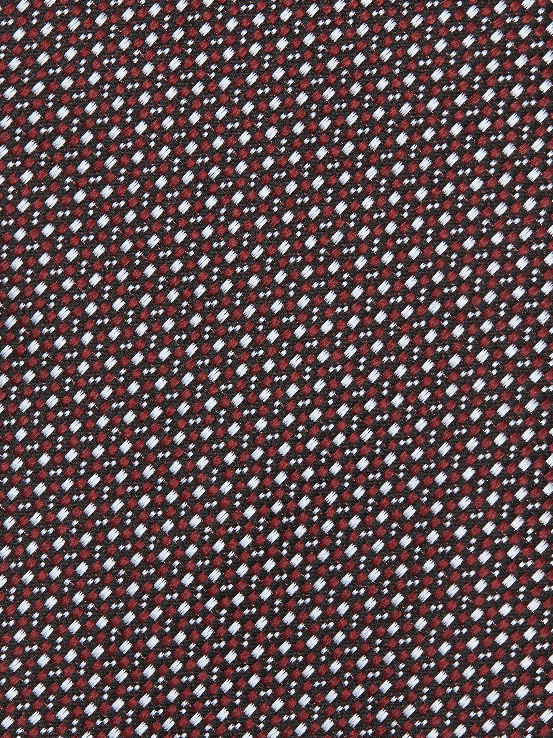 Burgundy Silk Tie Product detail photo #1