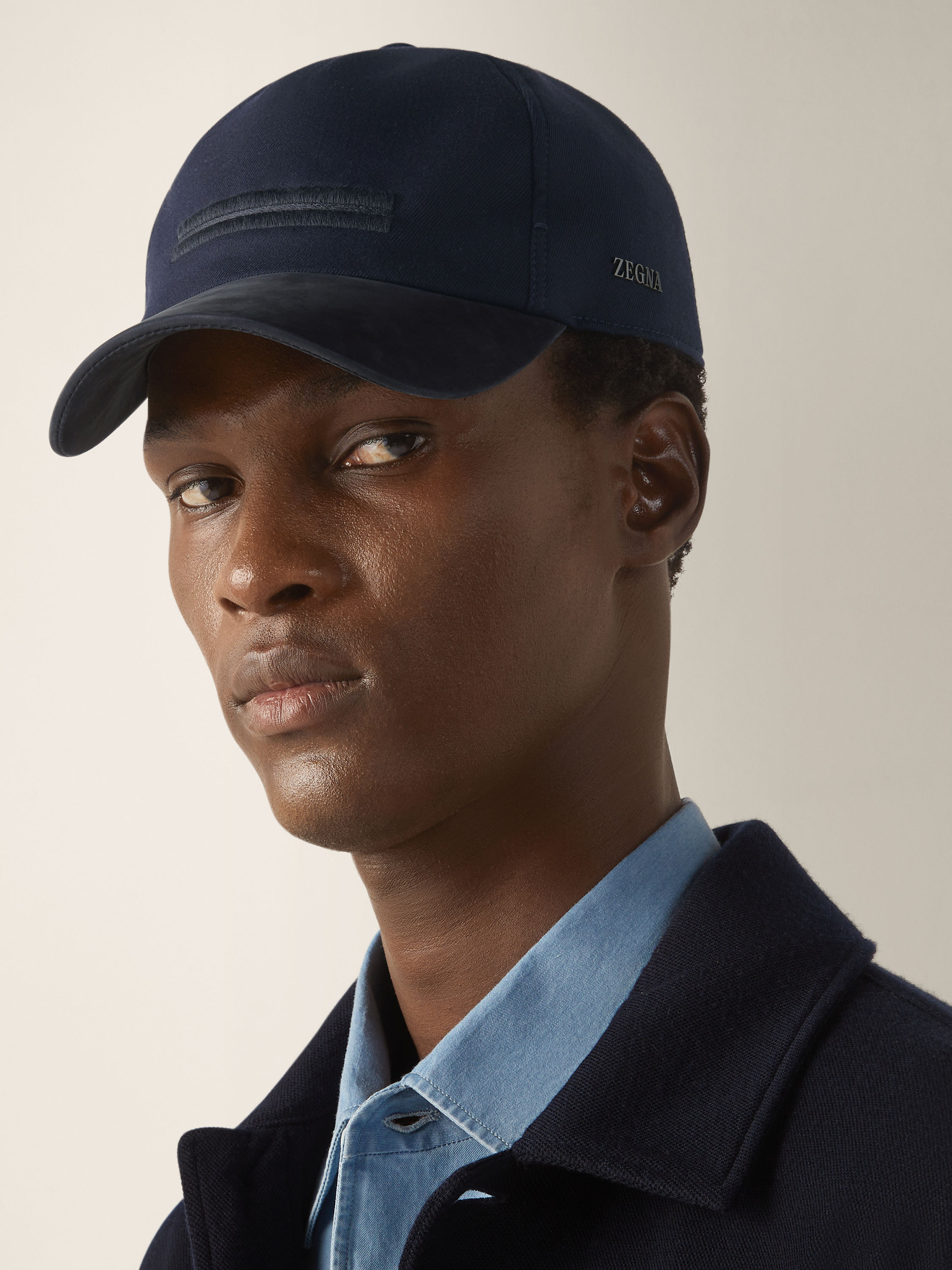 Dark Blue Vellus Aureum Baseball Cap Product detail photo #2