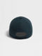 Teal Blue Oasi Lino Baseball Cap Product detail photo #2