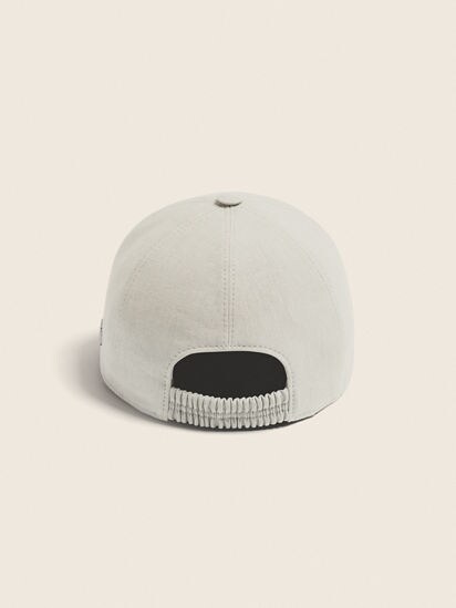 White Oasi Lino Baseball Cap SS26 33812753 | Zegna US